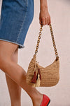 Molly Bracken Beige Woven Bag