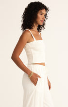 Amelie White Linen Tank